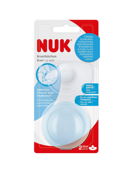 Pezonera silicona con estuche talla M NUK