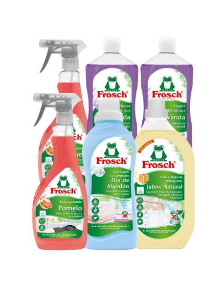 pack-limpieza-6unidades-frosch-2.jpg – Detalle de los productos incluidos.