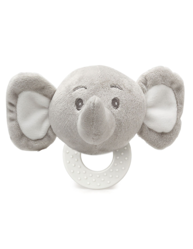 Mordedor peluche elefante gris 13 cm | Kiokids - Nappy.es