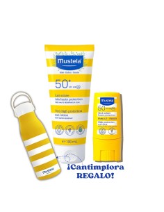 Protección Solar Bebés y Niños SPF50 Pack 100ml+9g - Mustela 2
