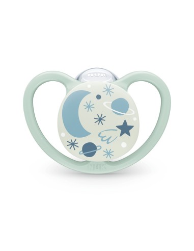 Chupete Space Night de Silicona diseño luna NUK