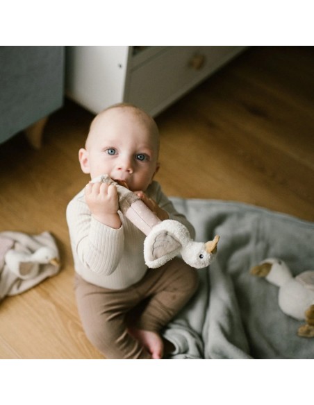 Mordedor BabyOno Ganso Zoe con texturas para calmar encías