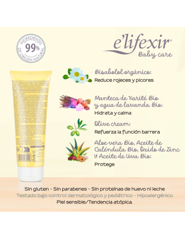 Crema pañal protectora 75 ml Elifexir