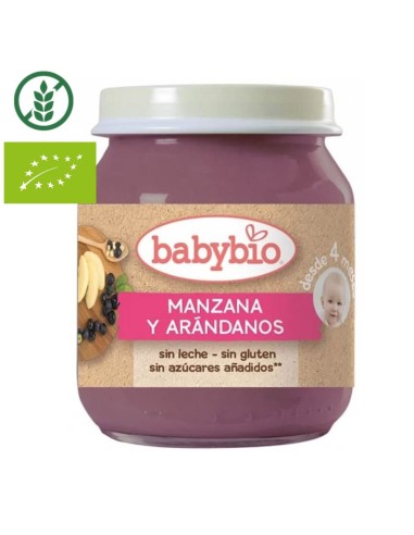 Oferta Potito manzana y arándanos tarrito 130g. +4M BabyBio