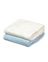 Oferta Set 2 muselinas de bambú azul. Kiokids