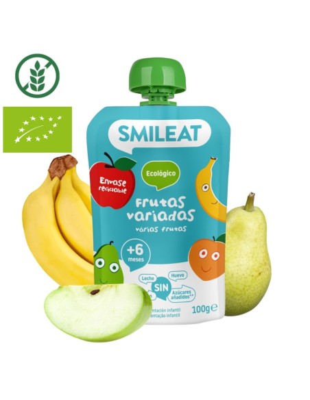 Pouch de frutas variadas | Smileat - Nappy.es