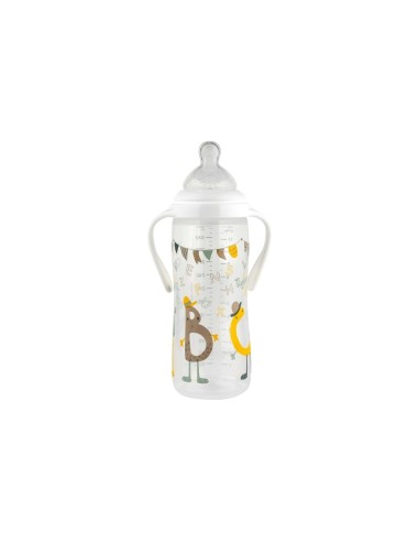 Biberón Transition+ silicona 360ml 6M+ Tigex