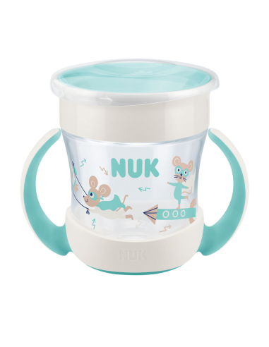 Mini Magic Cup Taza Aprendizaje turquesa 160ml 6M+ NUK