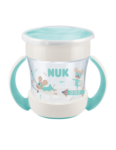 Mini Magic Cup Taza Aprendizaje turquesa 160ml 6M+ NUK