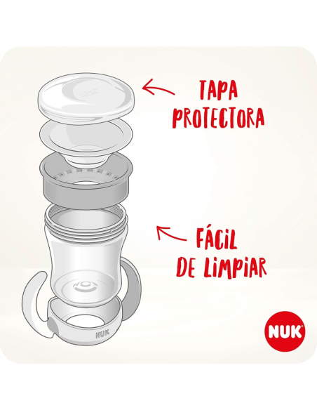 Mini Magic Cup Taza Aprendizaje turquesa 160ml 6M+ NUK