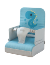 Trona asiento elevador azul para comer hasta 15kg o 3 años kKokids