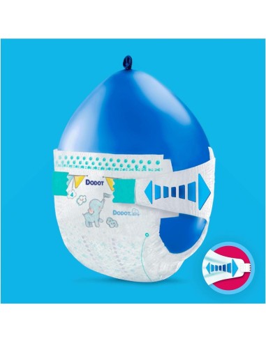 Pañales Dodot Bebé-Seco Talla 4 (9–14 kg) – Pack de 116 Uds