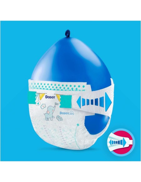 Pañales Dodot Bebé-Seco Talla 4 (9–14 kg) – Pack de 116 Uds