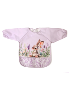 babero-impermeable-lavanda-kiokids-detalle-bolsillo