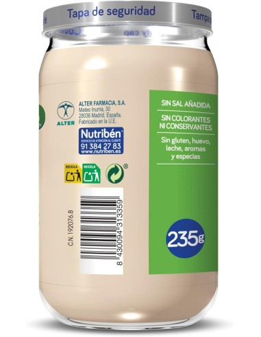 Potito Crema de Patatas, Puerro y Zanahoria | Nutribén - Nappy.es