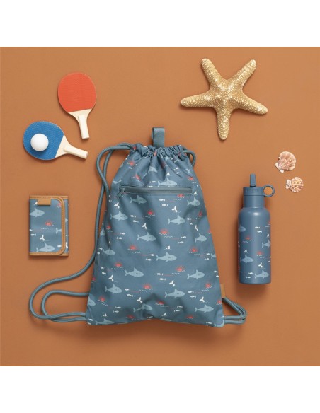 Mochila saco tiburón. Fresk