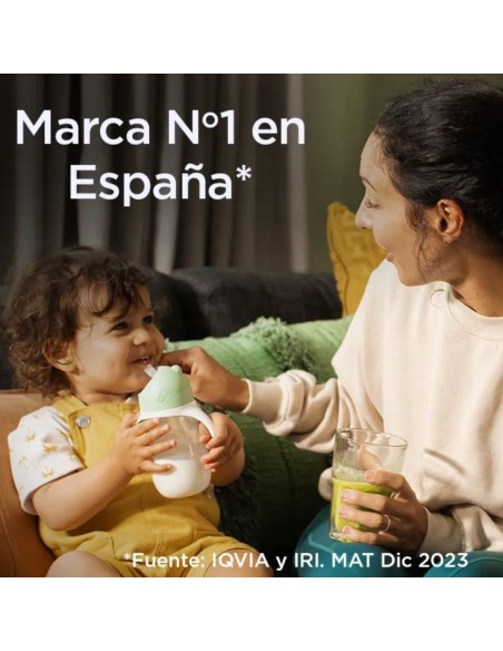 duplo-leche-advance-2-800g-6m-almiron-5.jpg – Envase abierto con tapa.