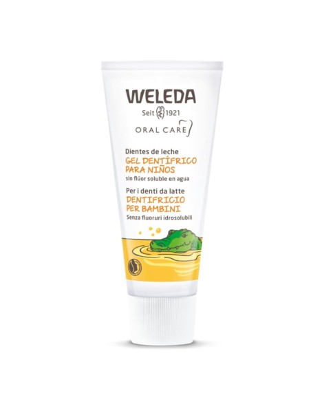 Pack Mis primeros dientes. Cepillo Dr. Brown’s + Gel Dentífrico Weleda