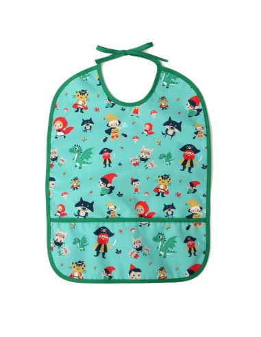 Babero impermeable verde +4M Kiokids