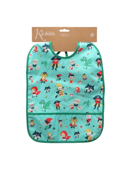 Babero impermeable verde +4M Kiokids
