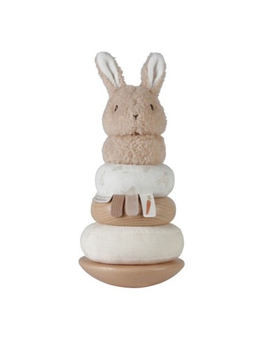 Anillos apilables blanditos Little Dutch Ba Bunny FSC para bebés