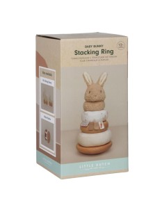 Anillos apilables blanditos Little Dutch Ba Bunny FSC para bebés 2