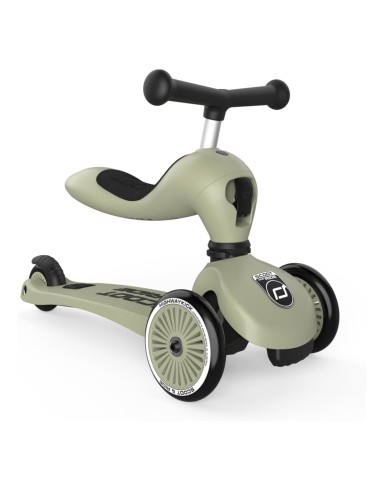 patinete-2-en-1-highwaykick-1.jpg – Vista frontal en modo patinete.