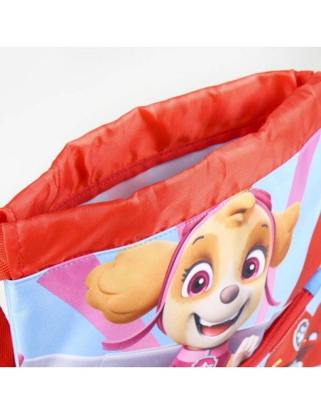mochila-saquito-patrulla-canina-disney-3.jpg – Vista posterior con los cordones.