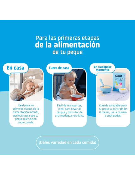 Papilla cereales sin gluten con quinoa | Smileat - Nappy.es