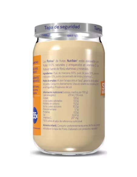 potito-manzana-platano-naranja-pera-nutriben-3.jpg – Textura del puré.