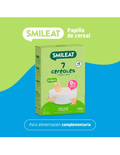 Papilla de 7 cereales ecologica | Smileat - Nappy.es 2