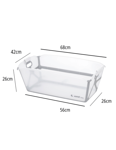 Bañera plegable color rosa 0-4A | Jané - Nappy.es