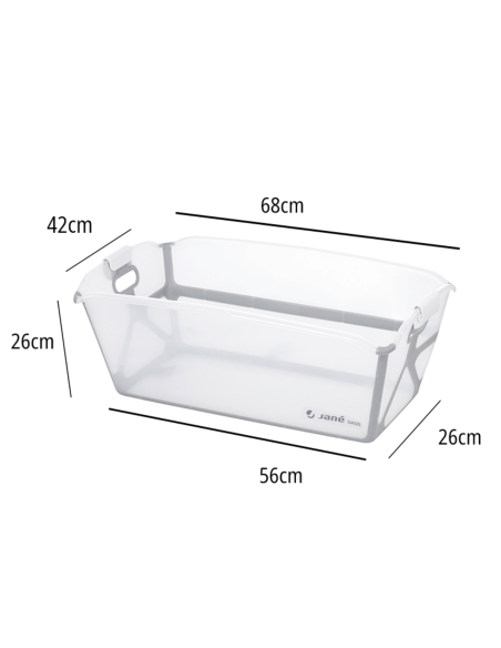 Bañera plegable color verde 0-4A | Jané - Nappy.es