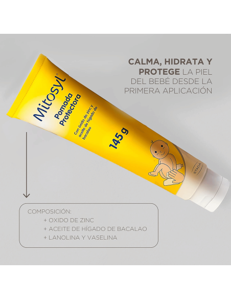 Crema de pañal protectora 145gr | Mitosyl - Nappy.es