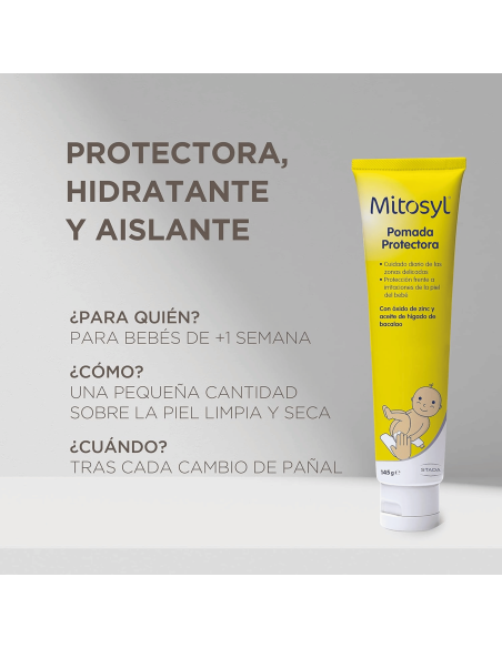 Crema de pañal protectora 145gr | Mitosyl - Nappy.es