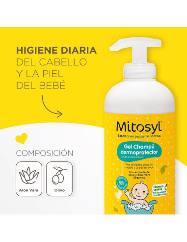 Gel-Champú dermoprotector 490ml | Mitosyl - Nappy.es