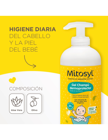 Gel-Champú dermoprotector 490ml | Mitosyl - Nappy.es