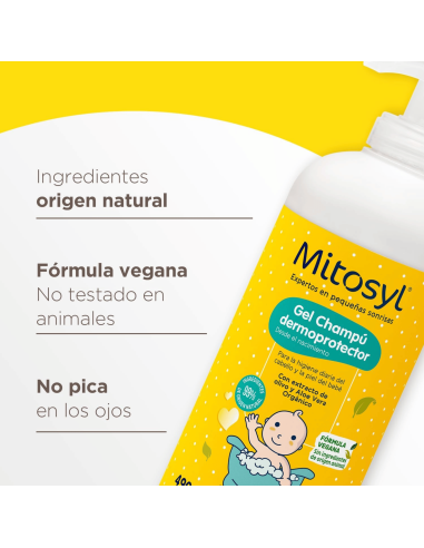 Gel-Champú dermoprotector 490ml | Mitosyl - Nappy.es