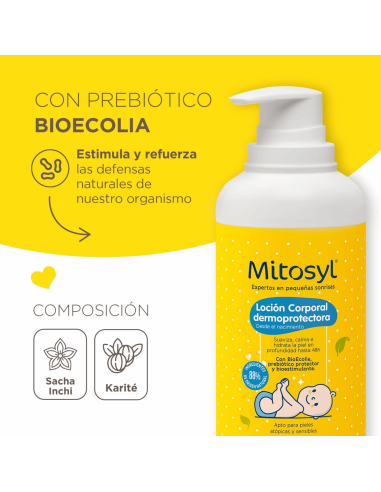Loción corporal dermoprotectora 400ml | Mitosyl - Nappy.es