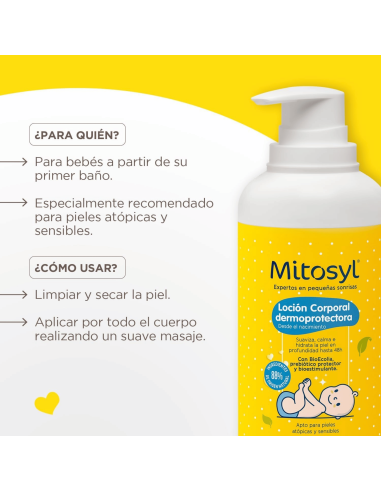 Loción corporal dermoprotectora 400ml | Mitosyl - Nappy.es