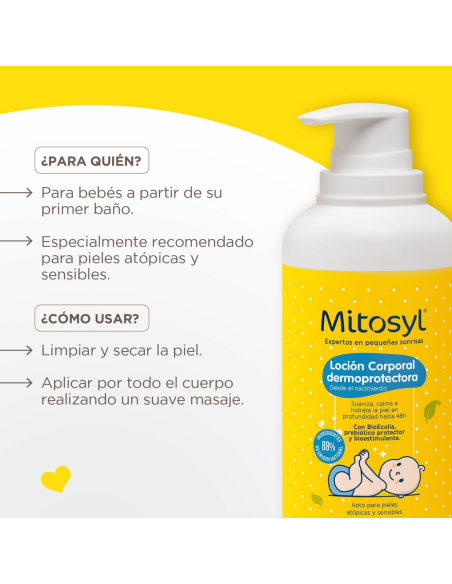 Loción corporal dermoprotectora 400ml | Mitosyl - Nappy.es