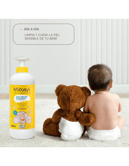 Agua limpiadora sin aclarado 500ml | Mitosyl - Nappy.es