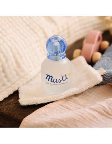 Colonia Mustela Musti 50 ml | Perfume suave para bebés sin alcohol