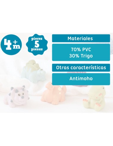 Red de Muñecos de Baño astronauta (5 piezas) +4m Kiokids - Nappy.es