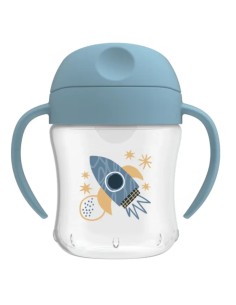 Vaso aprendizaje azul cohete 180ml +6m Dr. Brown’s
