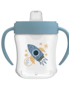 Vaso aprendizaje azul cohete 180ml +6m Dr. Brown’s 2