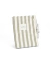 Cambiador impermeable rayas beige koku baby