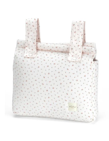 Bolso panera flores 30x34cm koku baby
