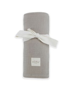 Muselina grande natural beige 122x140 cm Koku Baby