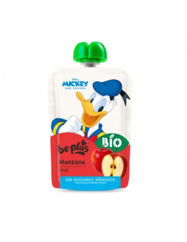 Pouch Manzana BIO Disney 100g Be Plus – Snack Infantil Ecológico